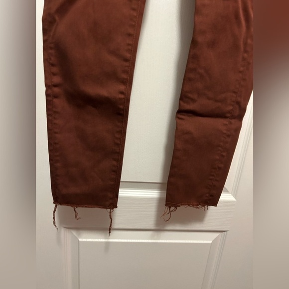 Adriano Goldschmied Legging Ankle super skinny jeans women’s 28R red orange - Picture 6 of 16